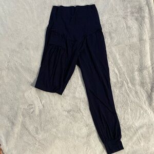 Navy Jogger Maternity Pants